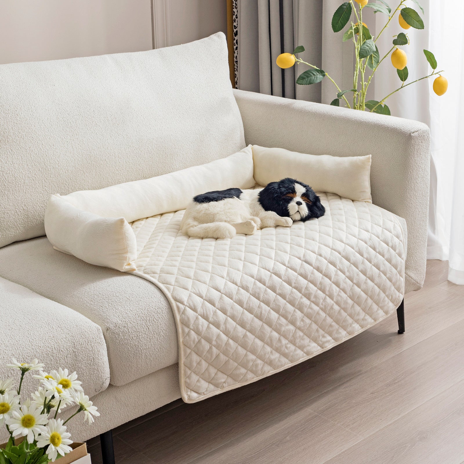 Large Dog and Cat Sofa Bed with Cushion