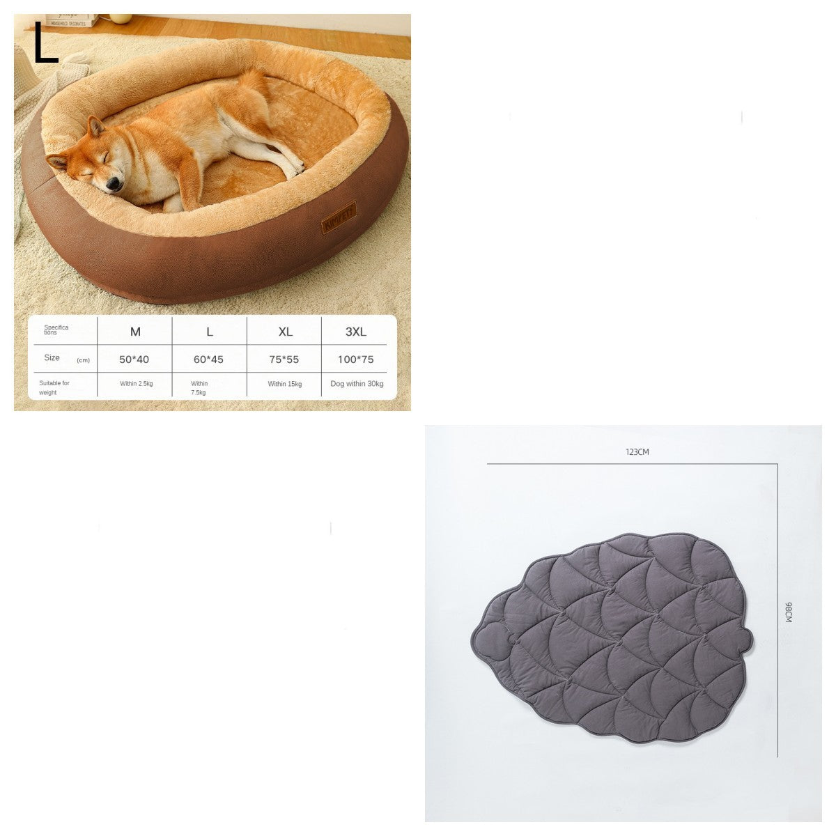 Removable and Washable Pet Bed