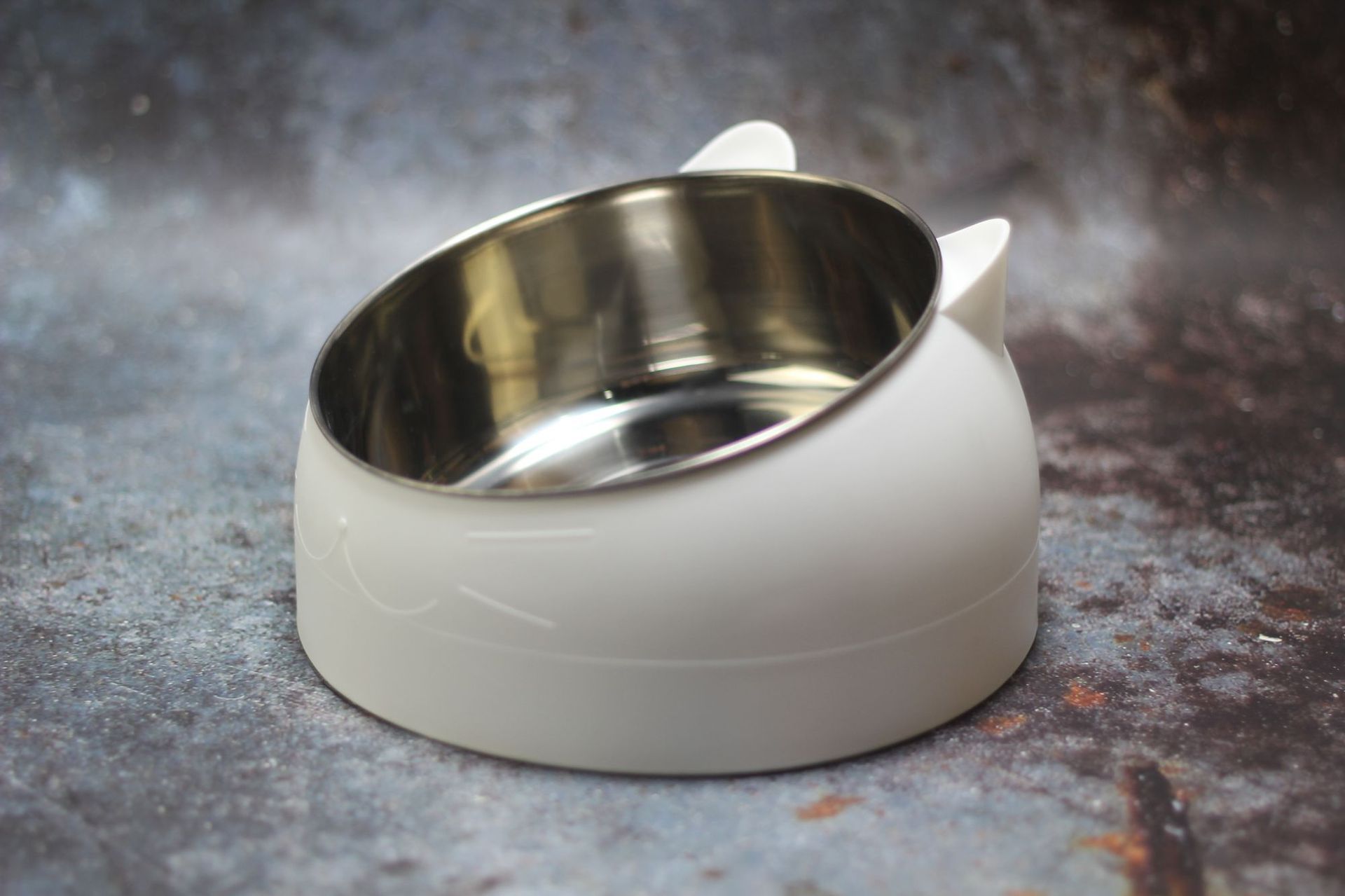 Protective Cervical Pet Bowl with Tilted Design
