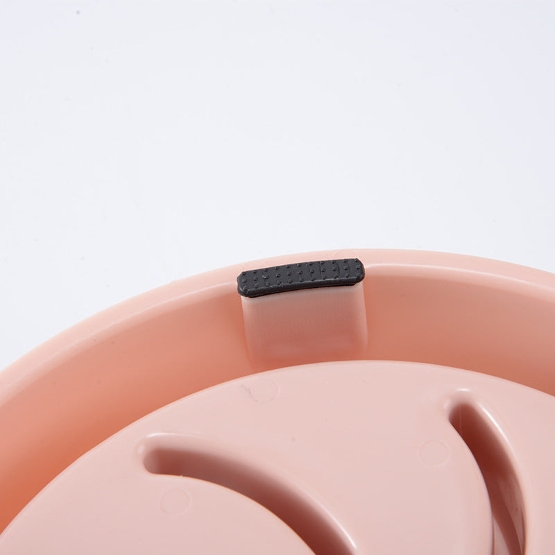 Plastic Slow Feeder Bowl for Dogs and Cats
