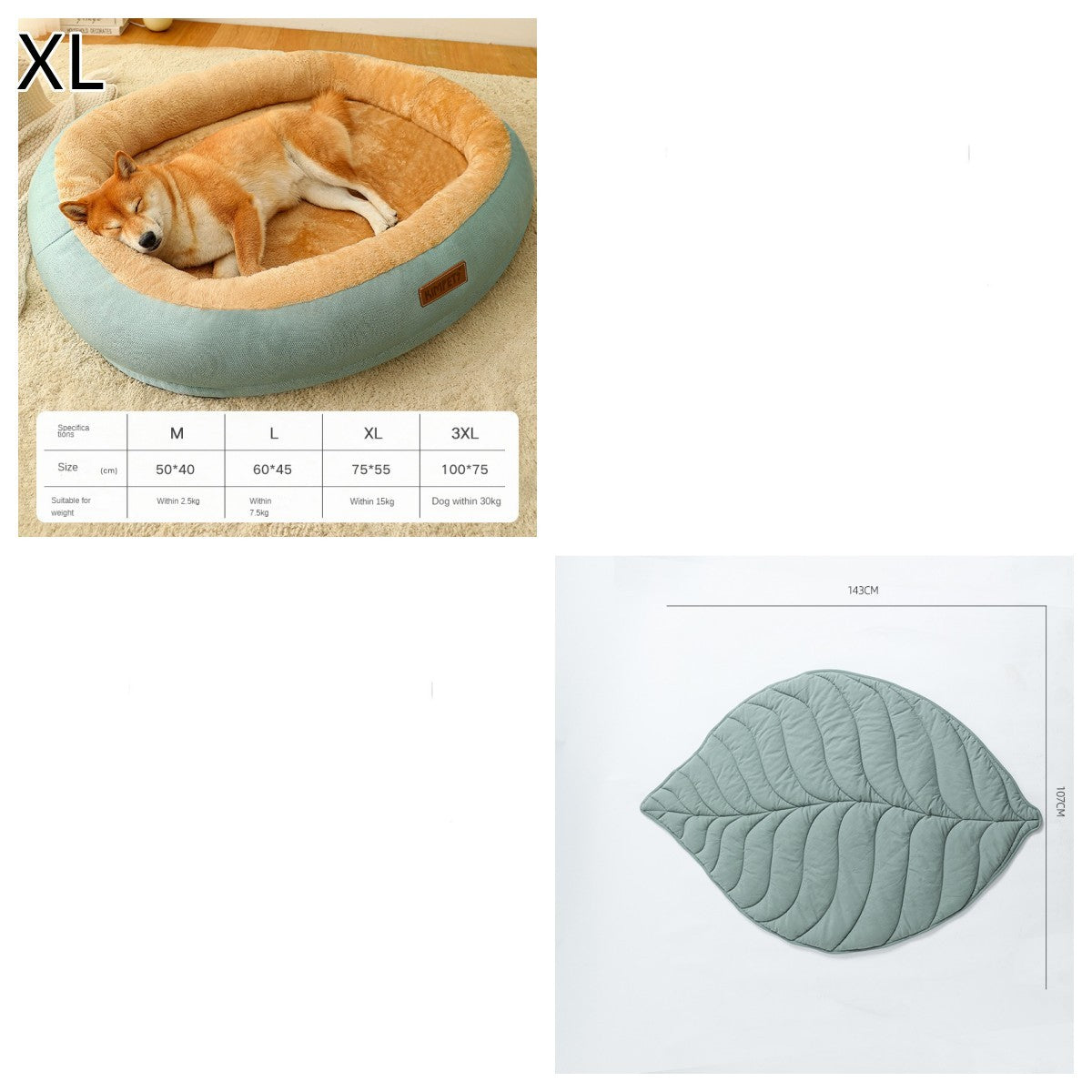 Removable and Washable Pet Bed