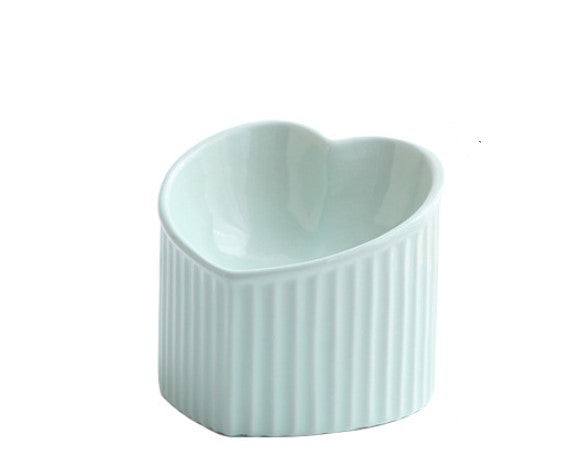 Inclined Ceramic Pet Bowl