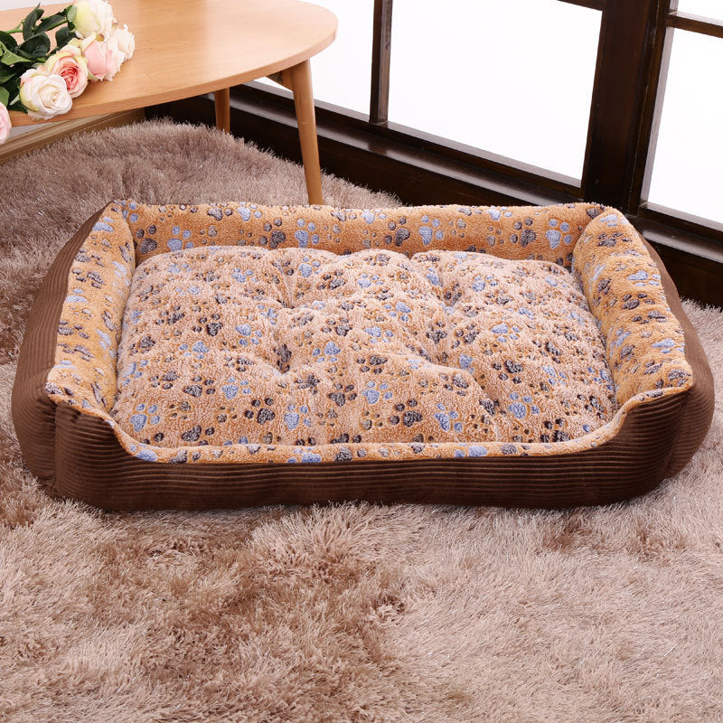 Pet Bed with Removable Cushion