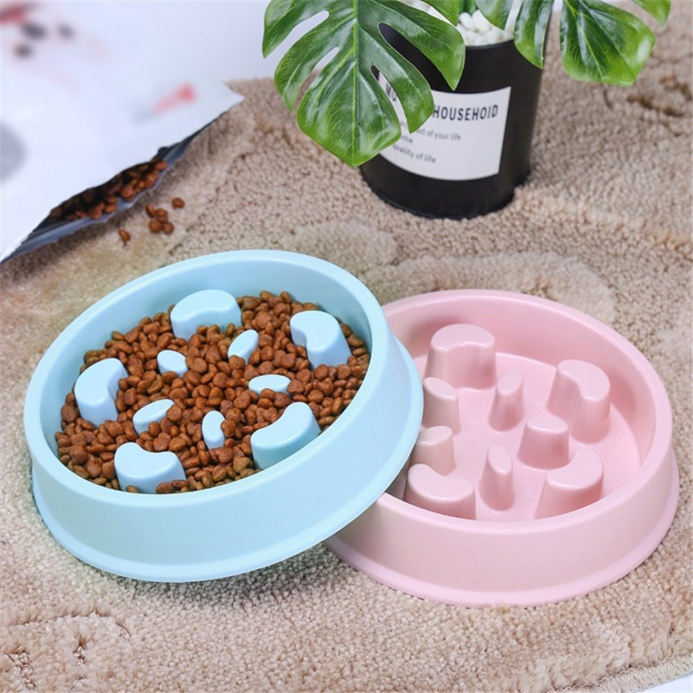 Anti-Choke Slow Feeder Puzzle Bowl