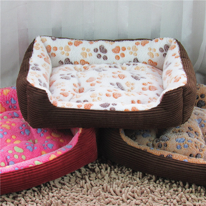 Pet Bed with Removable Cushion