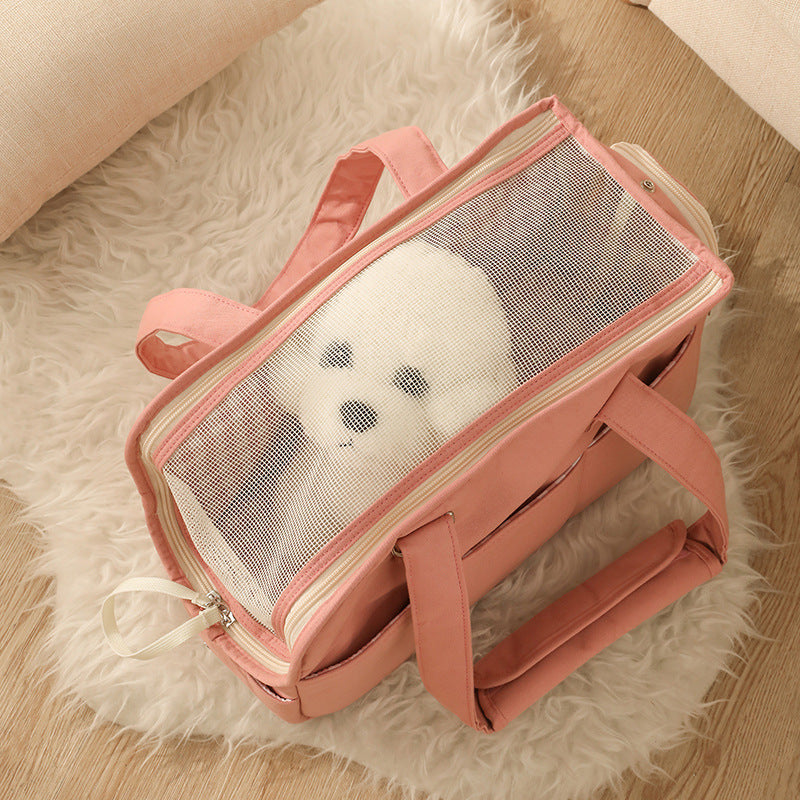 Large-Capacity Cotton Pet Travel Bag