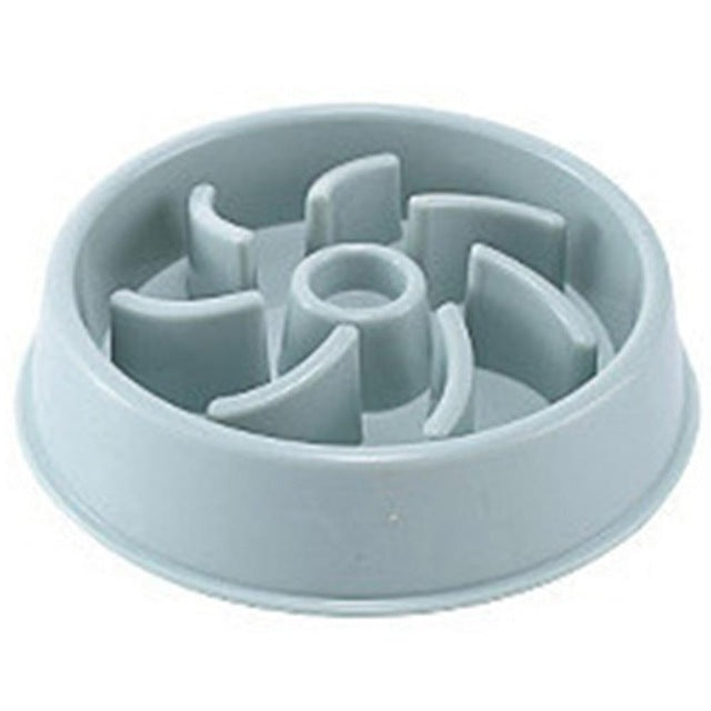 Plastic Slow Feeder Bowl for Dogs and Cats