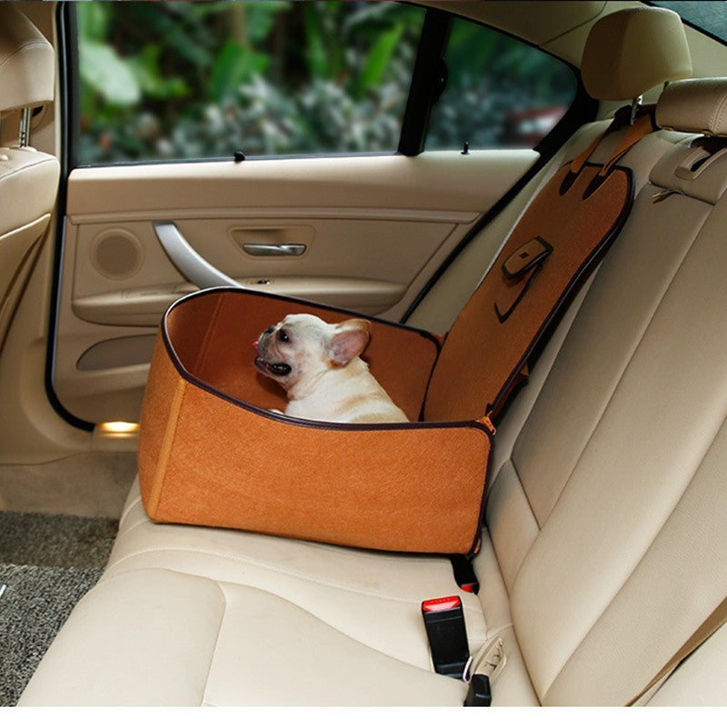 Retro Dual-Purpose Pet Car Seat Mat