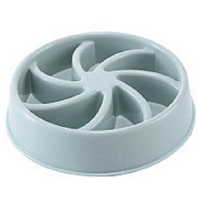 Plastic Slow Feeder Bowl for Dogs and Cats