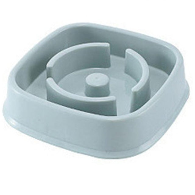 Plastic Slow Feeder Bowl for Dogs and Cats
