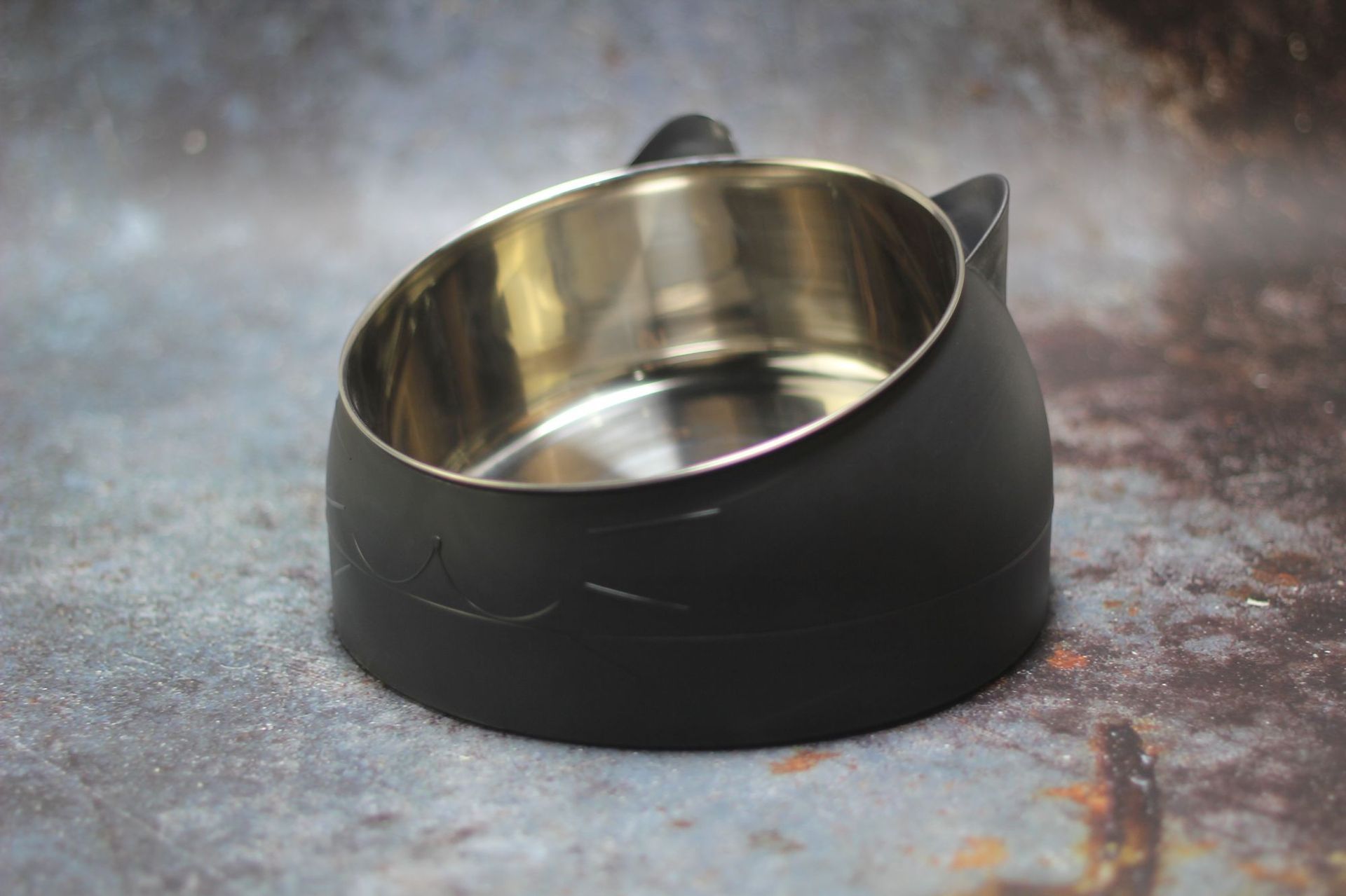 Protective Cervical Pet Bowl with Tilted Design