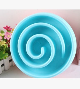 Anti-Choke Plastic Pet Feeder Bowl