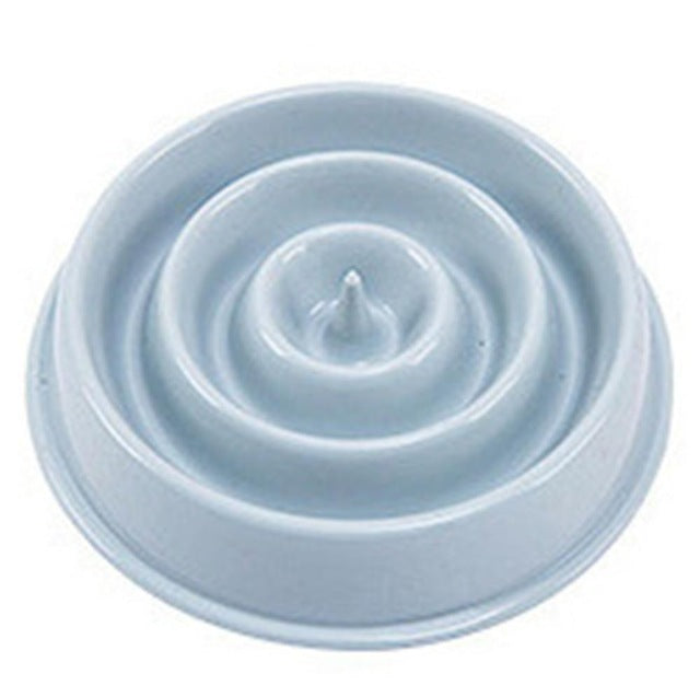 Plastic Slow Feeder Bowl for Dogs and Cats