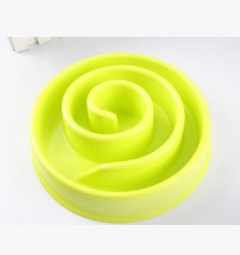 Anti-Choke Plastic Pet Feeder Bowl