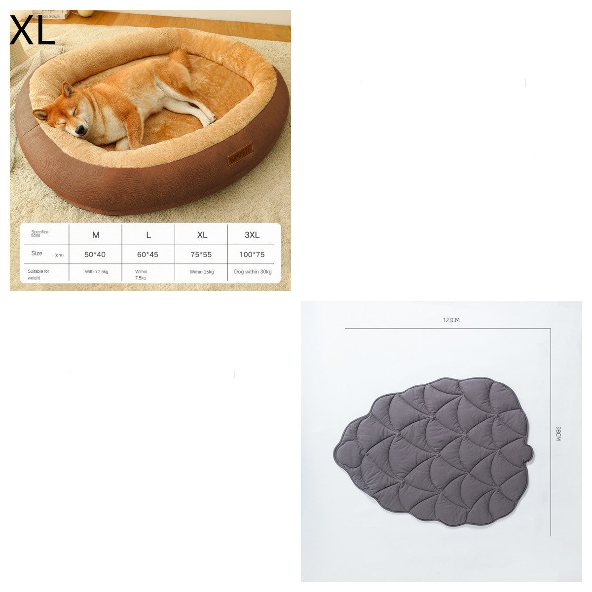 Removable and Washable Pet Bed