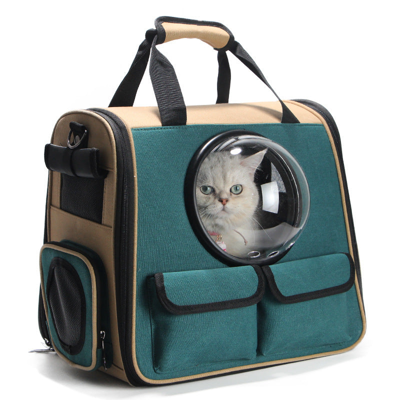 Space-Style Pet Backpack Carrier