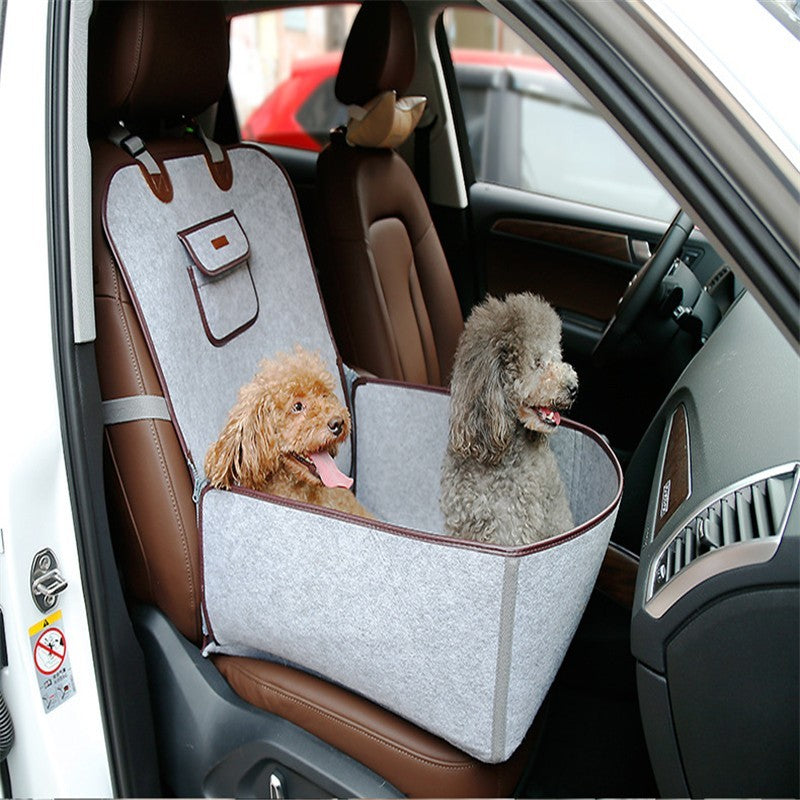 Retro Dual-Purpose Pet Car Seat Mat