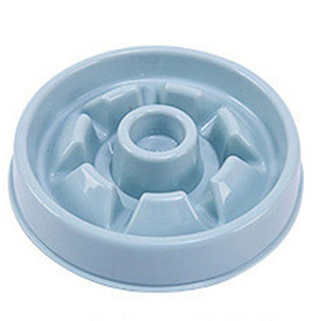 Plastic Slow Feeder Bowl for Dogs and Cats