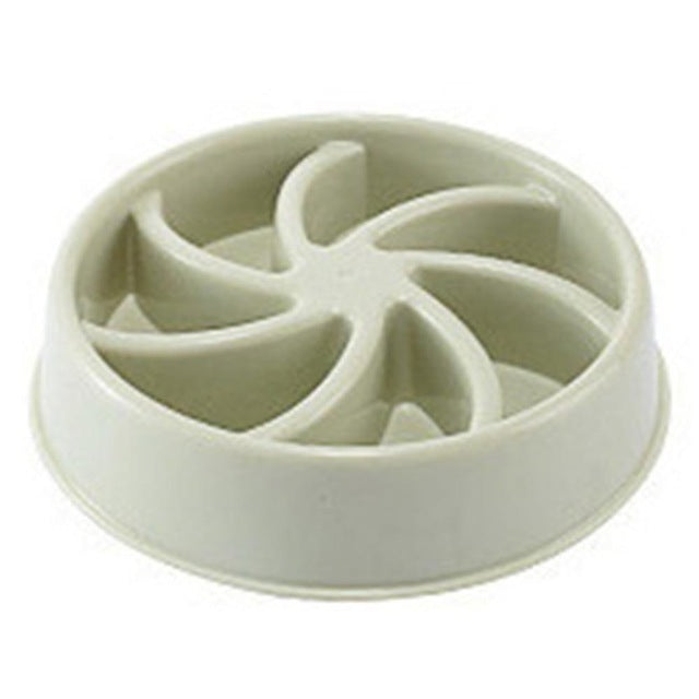 Plastic Slow Feeder Bowl for Dogs and Cats