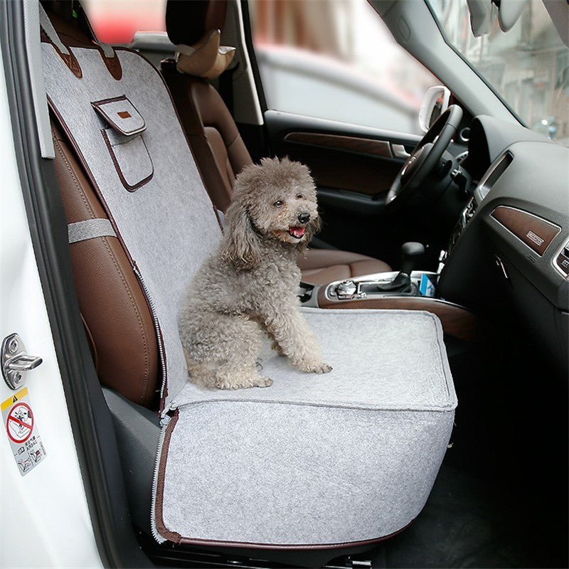 Retro Dual-Purpose Pet Car Seat Mat