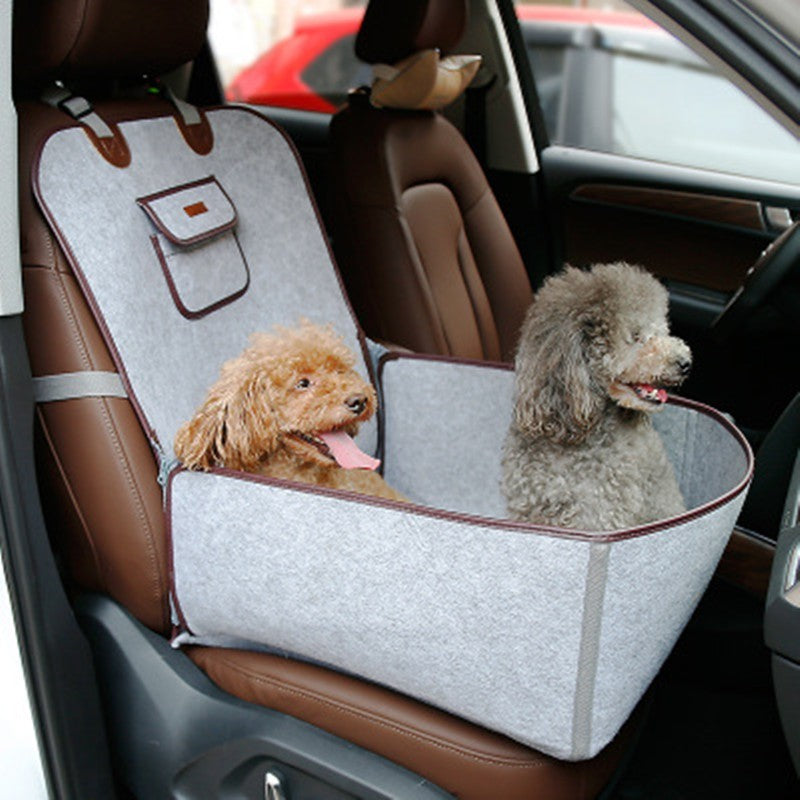 Retro Dual-Purpose Pet Car Seat Mat