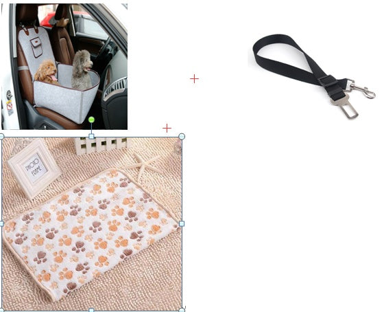 Retro Dual-Purpose Pet Car Seat Mat