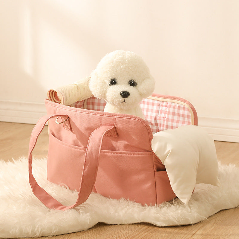 Large-Capacity Cotton Pet Travel Bag
