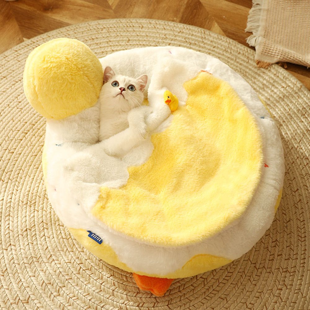 All-Season Pet Bed for Cats and Small Dogs