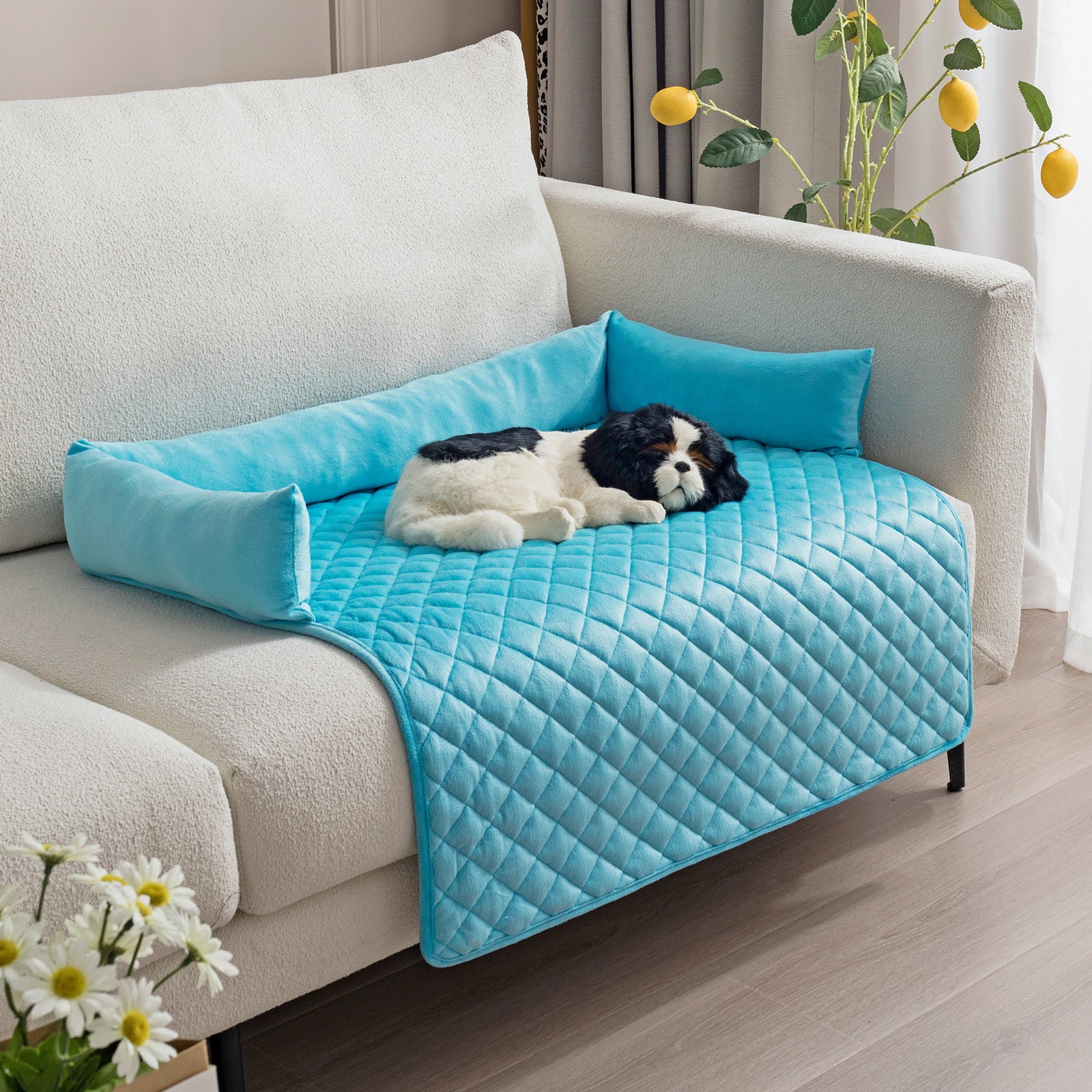 Large Dog and Cat Sofa Bed with Cushion