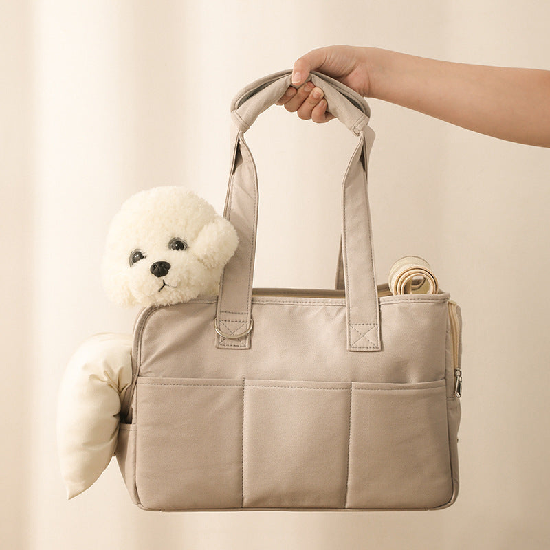 Large-Capacity Cotton Pet Travel Bag