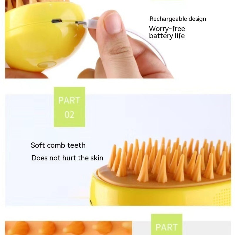 3-in-1 Electric Pet Grooming Brush