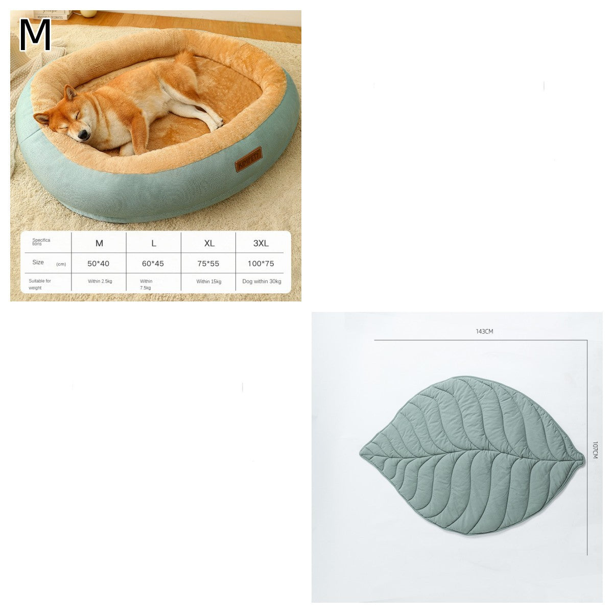 Removable and Washable Pet Bed