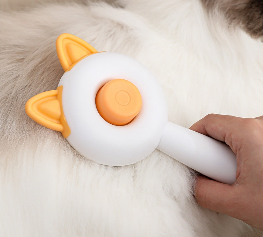 Self-Cleaning Pet Grooming Brush