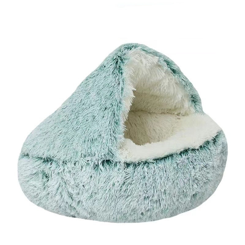 Plush Shell-Shaped Pet Nest