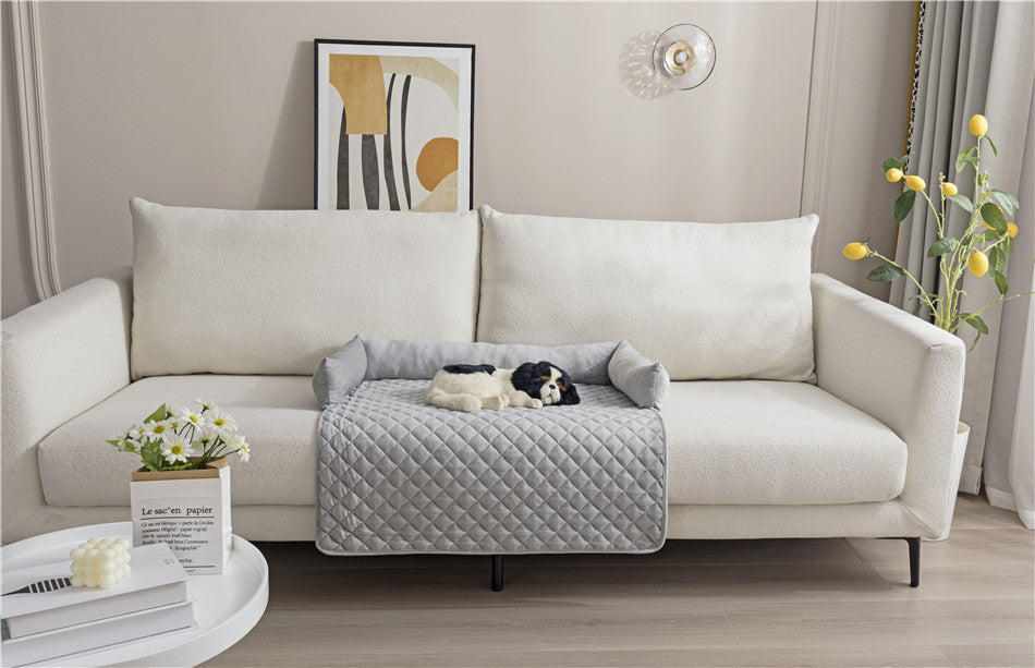 Large Dog and Cat Sofa Bed with Cushion