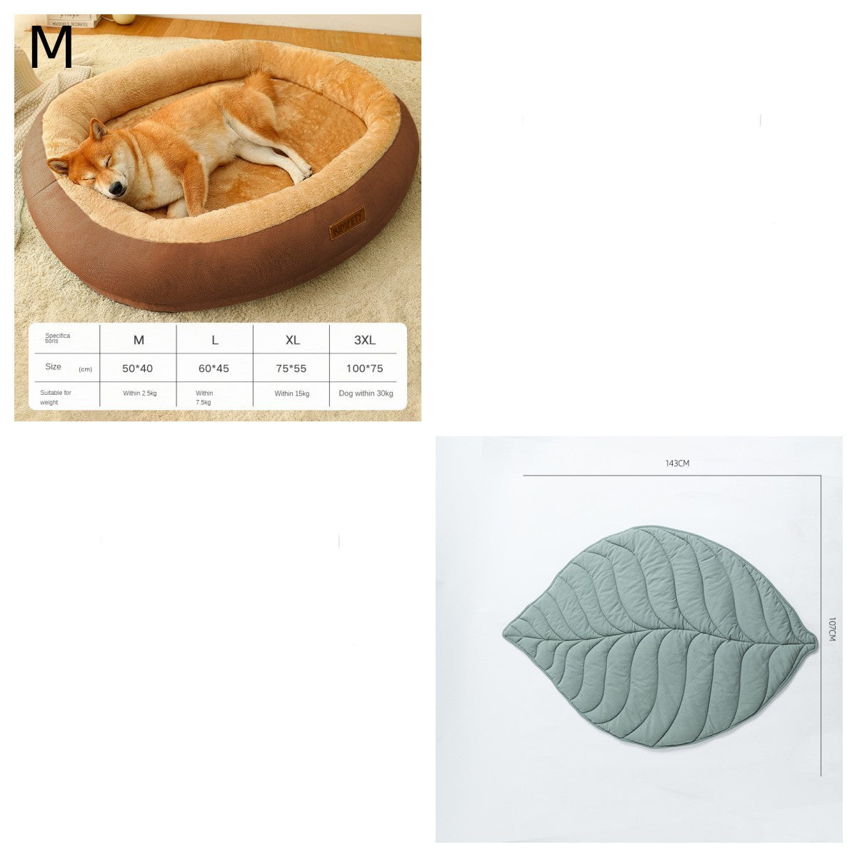 Removable and Washable Pet Bed